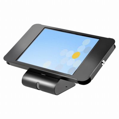 StarTech.com Vergrendelbare Tablethouder, Universele Anti-diefstal Tabletstandaard voor Tablets tot 10.5", Compatibel K-Slot, Bureau- / VESA- / Muurhouder, Flexibele Beveiligde iPad Standaard