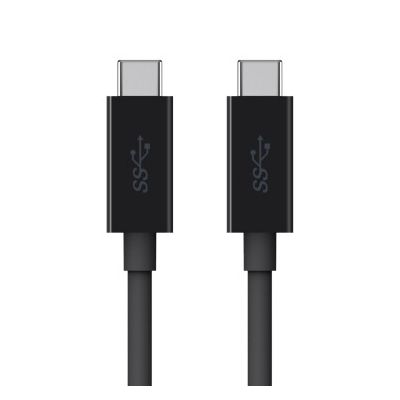 Belkin F2CU049bt2M-BLK USB-kabel 2 m USB 3.2 Gen 1 (3.1 Gen 1) USB C Zwart