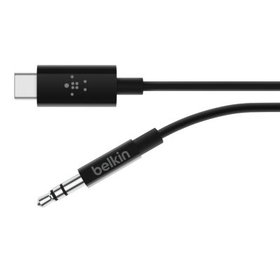 Belkin RockStar™ 3.5mm Audio Cable with USB-C™ Connector audio kabel USB C Zwart