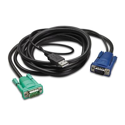 APC AP5821 toetsenbord-video-muis (kvm) kabel Zwart 1,8 m