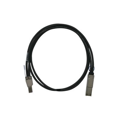 QNAP CAB-SAS05M-8644-8088 Serial Attached SCSI (SAS)-kabel 1 m Zwart, Metallic