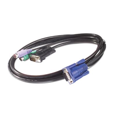 APC AP5254 toetsenbord-video-muis (kvm) kabel Zwart 3,66 m