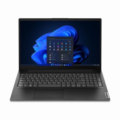 Lenovo V V15 AMD Ryzen™ 5 7520U Laptop 39,6 cm (15.6") Full HD 8 GB LPDDR5-SDRAM 256 GB SSD Wi-Fi 5 (802.11ac) Windows 11 Pro Zwart