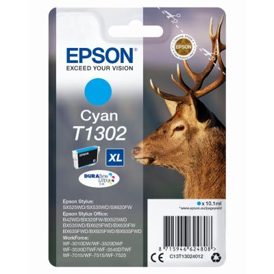 Epson Stag inktpatroon Cyan T1302 DURABrite Ultra Ink