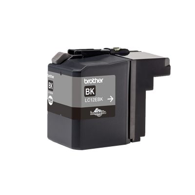 Brother LC-12EBK inktcartridge 1 stuk(s) Origineel Zwart