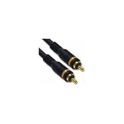 C2G 0.5m Velocity Digital Audio Coax Cable coax-kabel 0,5 m RCA Zwart