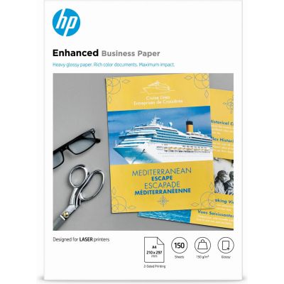 HP Professional Laser Paper, glanzend, 150 gr/m², 150 vel, A4/210 x 297 mm