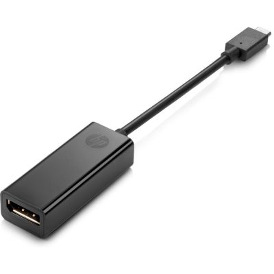 HP USB-C-zu-DP-Adapter USB grafische adapter Zwart