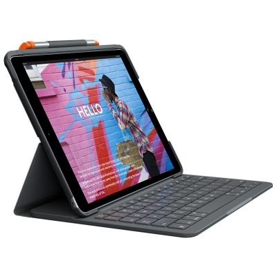 Logitech Slim Folio Grafiet Bluetooth QWERTZ Zwitsers