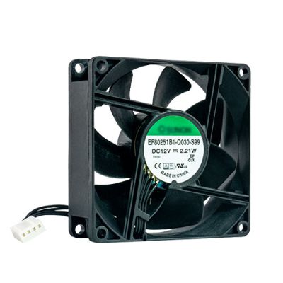 QNAP FAN-8CM-T01 koelsysteem voor computers Universeel Ventilator Zwart