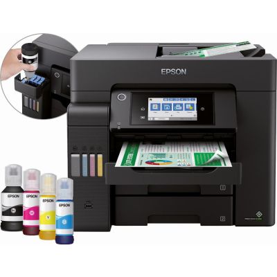 Epson EcoTank ET-5850 A4 multifunctionele Wi-Fi-printer met inkttank en fax