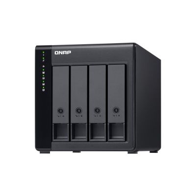 QNAP TL-D400S behuizing voor opslagstations HDD-/SSD-behuizing Zwart, Grijs 2.5/3.5"