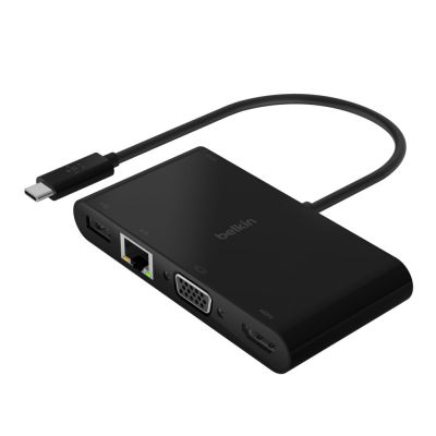 Belkin AVC004BTBK notebook dock & poortreplicator USB 3.2 Gen 1 (3.1 Gen 1) Type-C Zwart