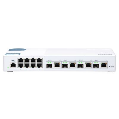 QNAP QSW-M408-4C netwerk-switch Managed L2 Gigabit Ethernet (10/100/1000) Wit