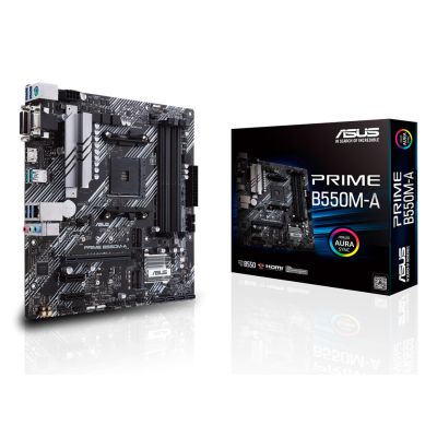 ASUS PRIME B550M-A AMD B550 Socket AM4 micro ATX