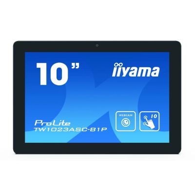 iiyama TW1023ASC-B1P scherm voor vergaderzalen 25,6 cm (10.1") 1280 x 800 Pixels LED 802.11b, 802.11g, Wi-Fi 4 (802.11n) Bluetooth