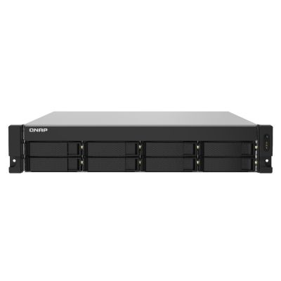 QNAP TS-832PXU NAS Rack (2U) Ethernet LAN Aluminium, Zwart AL324