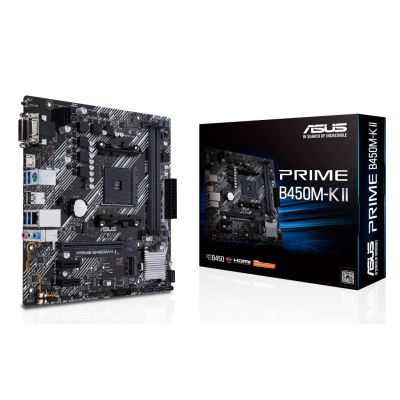 ASUS Prime B450M-K II AMD B450 Socket AM4 micro ATX
