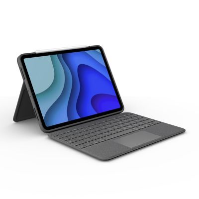 Logitech Folio Touch Grijs Smart Connector AZERTY Frans