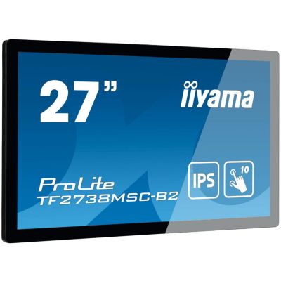 iiyama ProLite TF2738MSC-B2 computer monitor 68,6 cm (27") 1920 x 1080 Pixels Full HD LED Touchscreen Multi-gebruiker Zwart