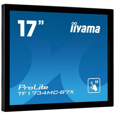 iiyama TF1734MC-B7X computer monitor 43,2 cm (17") 1280 x 1024 Pixels SXGA LED Touchscreen Zwart