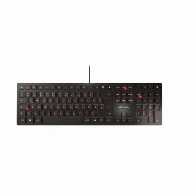 CHERRY KC 6000 SLIM toetsenbord USB Scandinavisch Zwart