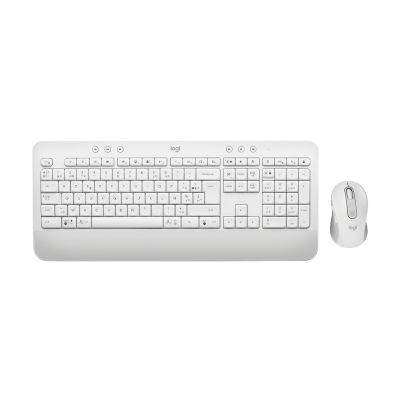 Logitech Signature MK650 Combo For Business toetsenbord Inclusief muis Kantoor Bluetooth AZERTY Frans Wit