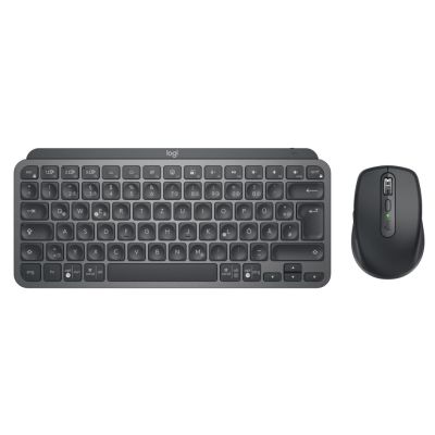 Logitech 920-011054 toetsenbord Inclusief muis Kantoor RF-draadloos + Bluetooth QWERTZ Duits Grafiet