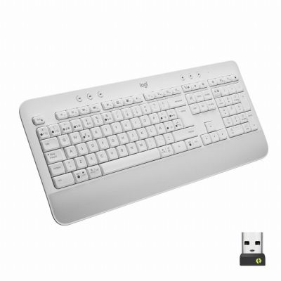 Logitech Signature K650 toetsenbord Kantoor Bluetooth QWERTY Spaans Wit