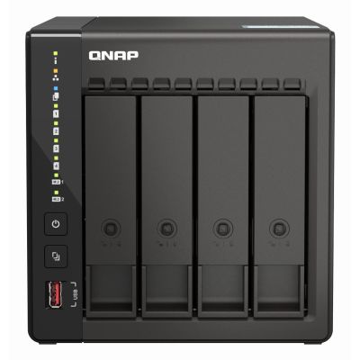 QNAP TS-453E NAS Tower Intel® Celeron® J6412 8 GB 0 TB QNAP QTS Zwart