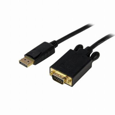 StarTech.com 1,8 m DisplayPort naar VGA adapter converter kabel DP naar VGA 1920x1200 zwart