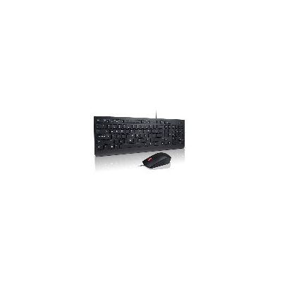 Lenovo 4X30L79922 toetsenbord Inclusief muis Universeel USB QWERTY Zwart