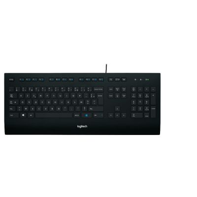 Logitech K280E Pro f/ Business toetsenbord Kantoor USB AZERTY Frans Zwart