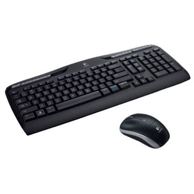 Logitech Wireless Combo MK330 toetsenbord Inclusief muis USB AZERTY Frans Zwart