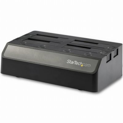 StarTech.com 4-bay SATA HDD dockingstation voor 2.5”/3.5" SSDs/HDDs USB 3.1 (10Gbps)