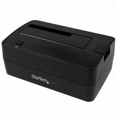 StarTech.com Single Bay USB 3.1 naar SATA HDD Docking Station, USB 3.1 (10 Gbps) Hard Drive Dock, Externe 2.5/3.5" SATA III HDD/SSD Dock Station, Hot-Swap Hard Drive Bay, Top-Loading