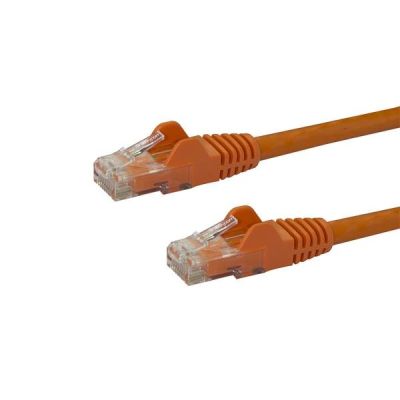 StarTech.com Cat6 netwerkkabel met snagless RJ45 connectoren UTP patchkabel oranje 0,5m