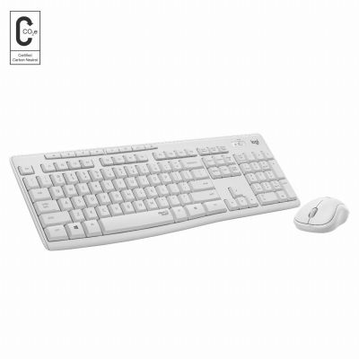 Logitech MK295 Silent Wireless Combo toetsenbord Inclusief muis Kantoor RF Draadloos QWERTZ Zwitsers Wit