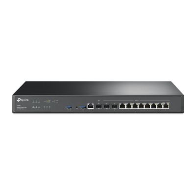 TP-Link Omada ER8411 bedrade router Gigabit Ethernet Zwart