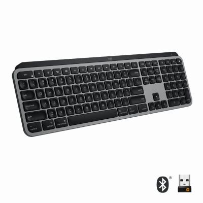 Logitech MX Keys f/ Mac toetsenbord Kantoor RF-draadloos + Bluetooth QWERTZ Zwitsers Grijs