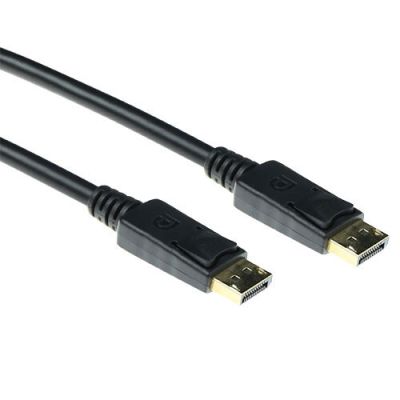 ACT 3 meter DisplayPort cable male - DisplayPort male, power pin 20 niet aangesloten