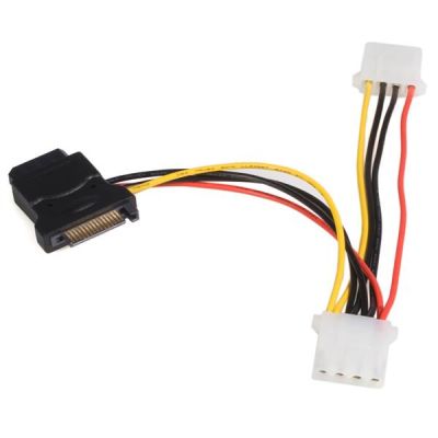 StarTech.com SATA naar LP4 Verloopkabel Voeding met 2 extra LP4