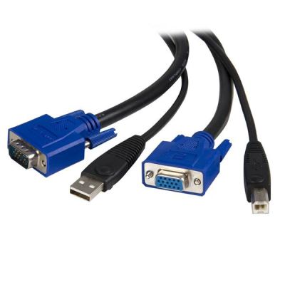 StarTech.com 3m 2-in-1 universele USB KVM kabel