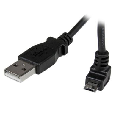 StarTech.com 1 m micro USB-kabel A-naar-micro-B met opwaartse hoek