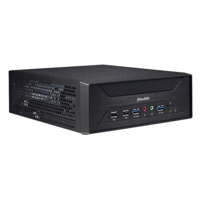 Shuttle XPC slim Barebone XH510G - S1200, Intel H510, 1xDP, 1xHDMI, 1x PCI-E 16X, 1x LAN, 1x 2.5", 2x M.2, 24/7 permanent gebruik