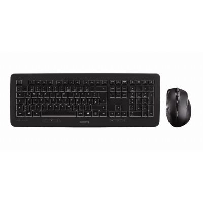 CHERRY DW 5100 toetsenbord Inclusief muis RF Draadloos QWERTY Brits Engels Zwart