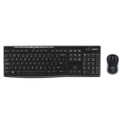 Logitech Wireless Combo MK270 toetsenbord Inclusief muis USB QWERTY Italiaans Zwart