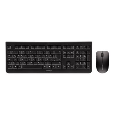 CHERRY DW 3000 toetsenbord Inclusief muis Kantoor RF Draadloos QWERTZ Tsjechisch Zwart