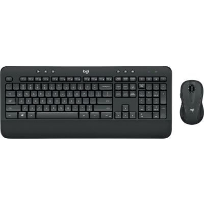 Logitech MK545 ADVANCED Wireless Keyboard and Mouse Combo toetsenbord Inclusief muis Kantoor RF Draadloos Scandinavisch Zwart