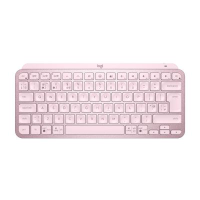 Logitech MX Keys Mini toetsenbord Universeel RF-draadloos + Bluetooth QWERTY Engels Roze